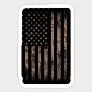 Camo Flag Sticker